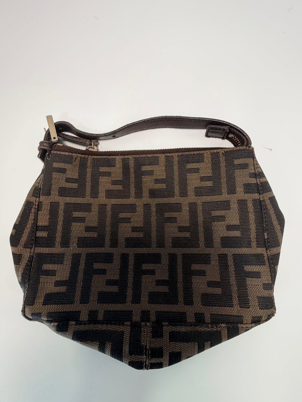 Vintage Fendi Zucca Mini Top-Handle Bag