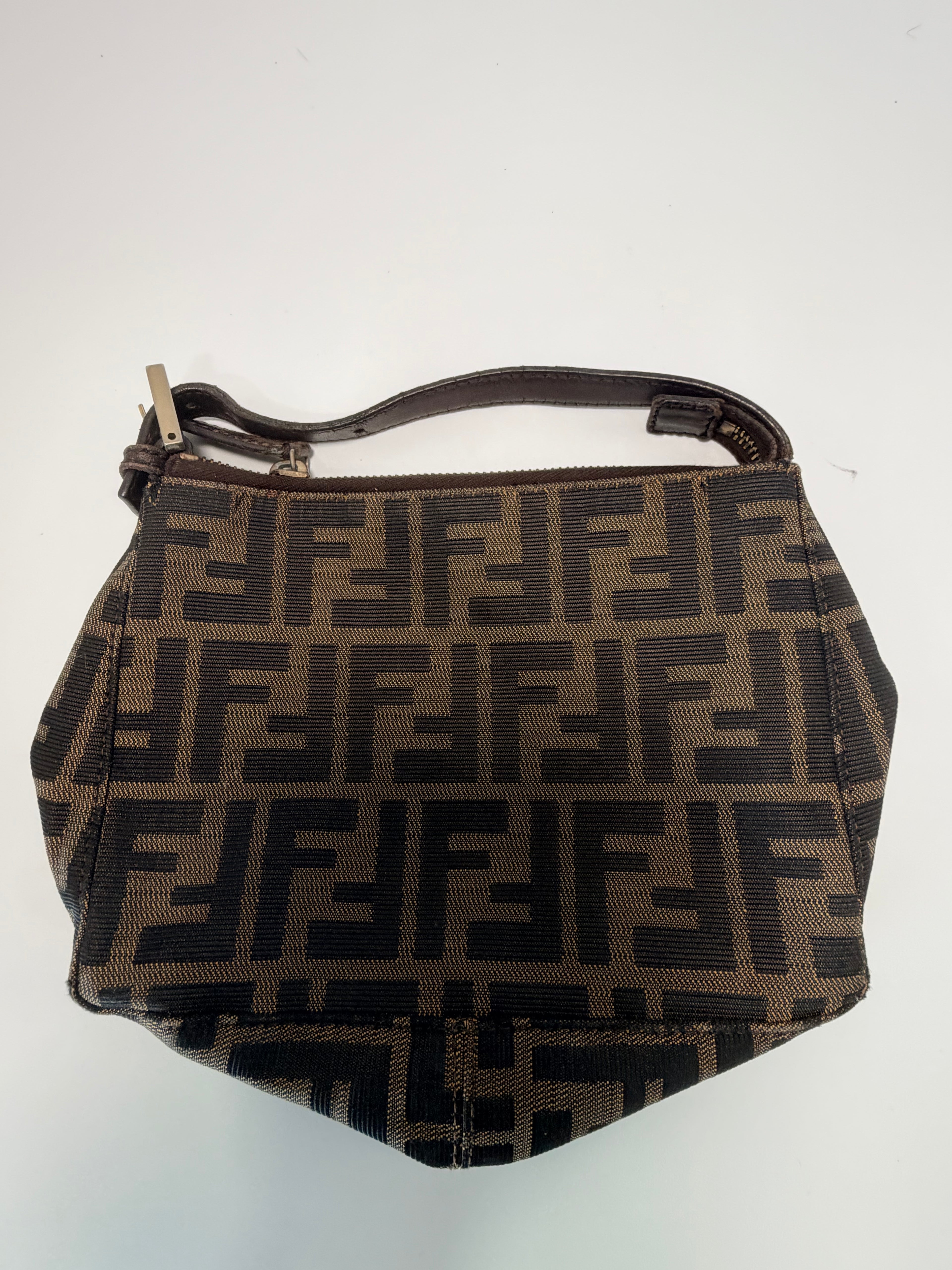 Vintage Fendi Zucca Mini Top-Handle Bag