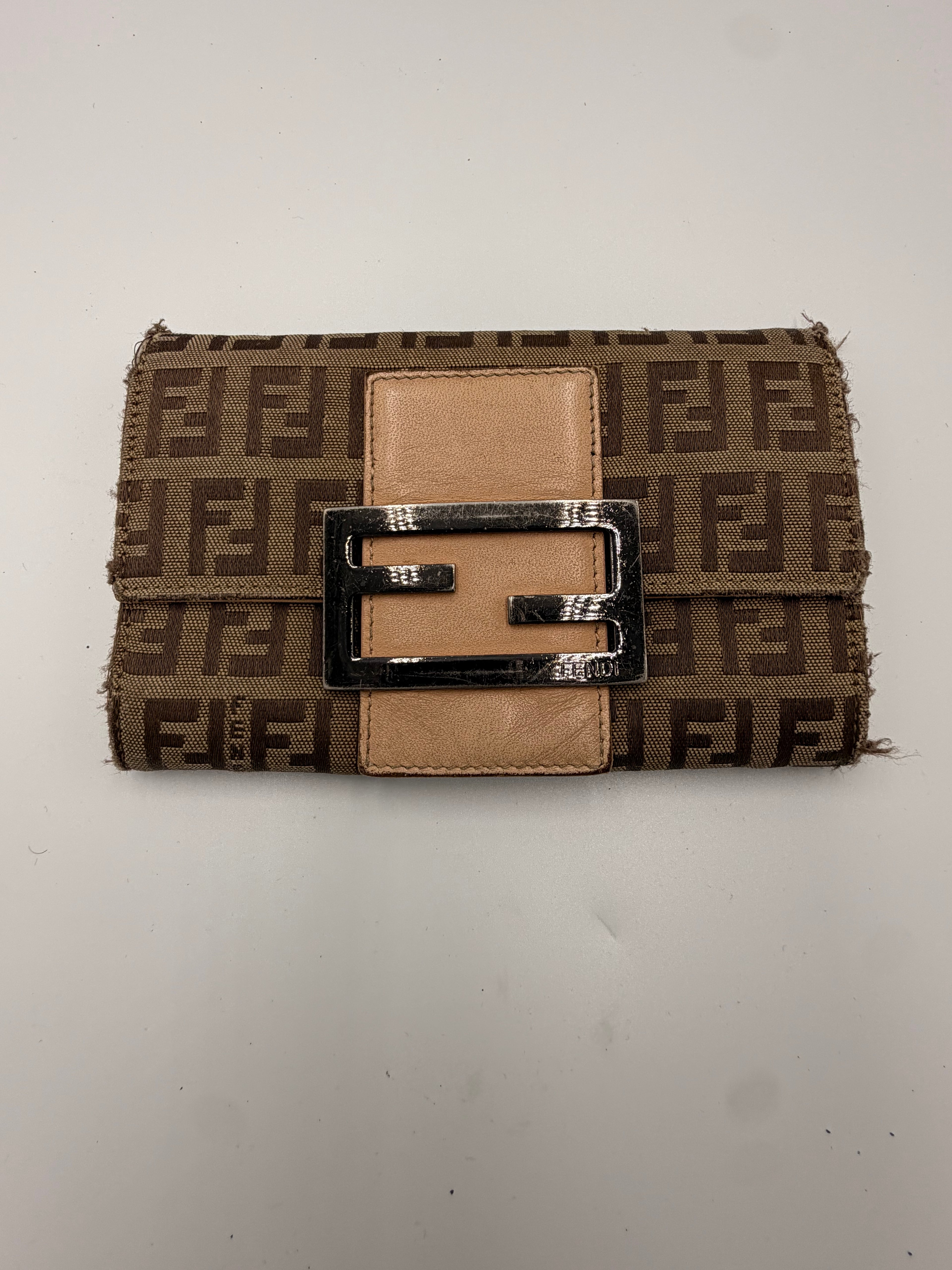 Fendi Zucca FF Continental Wallet