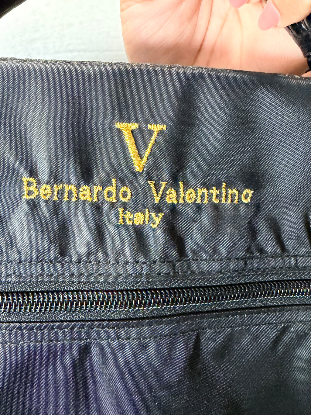 Valentino Italy Oversized Travel Tote / Weekender Bag