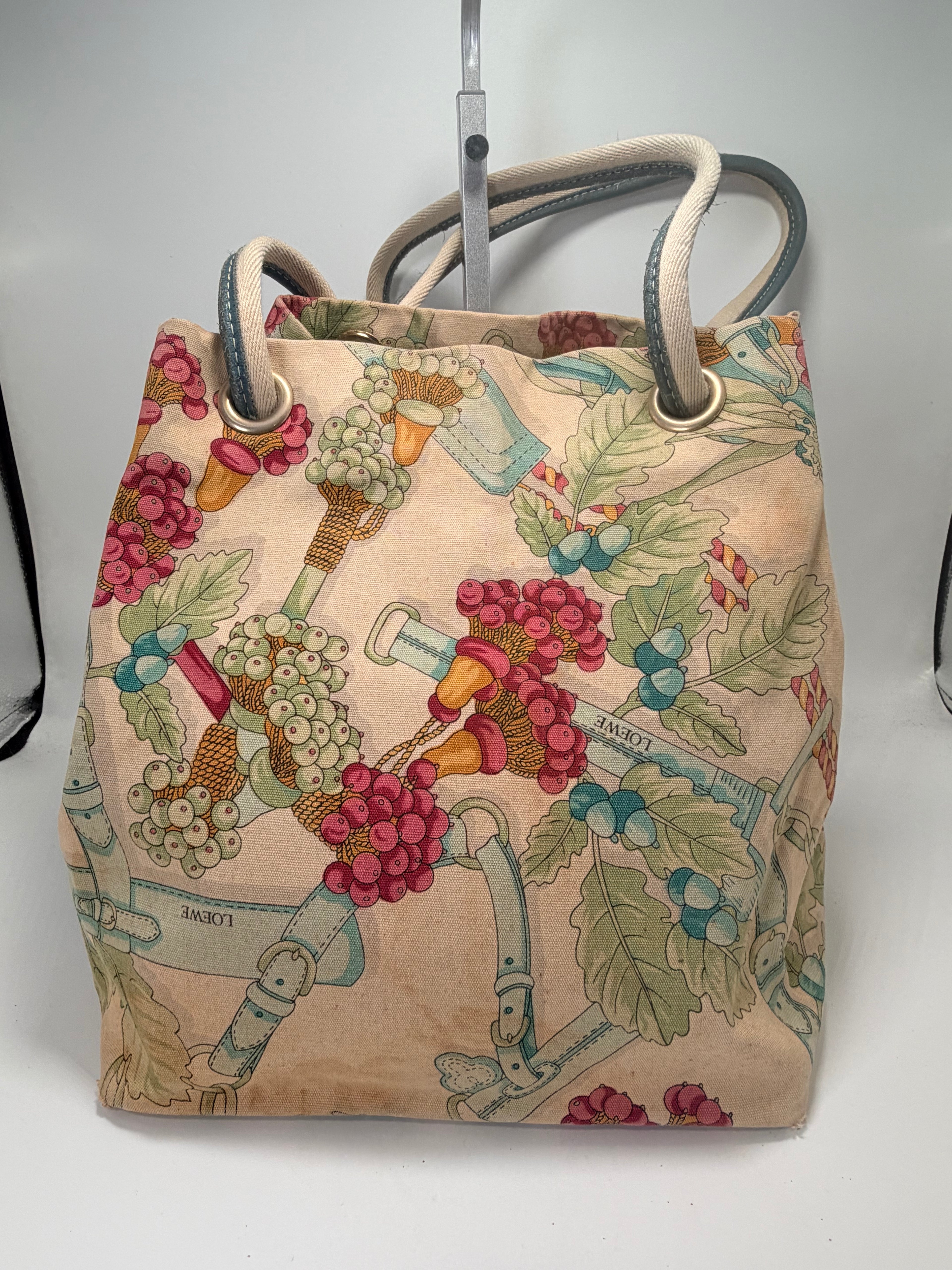 Loewe Printed Canvas Tote Bag