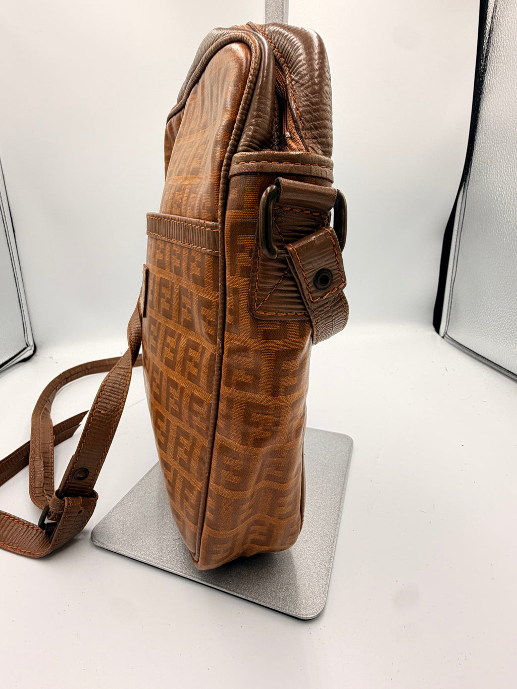 Fendi Zucca FF Crossbody Bag