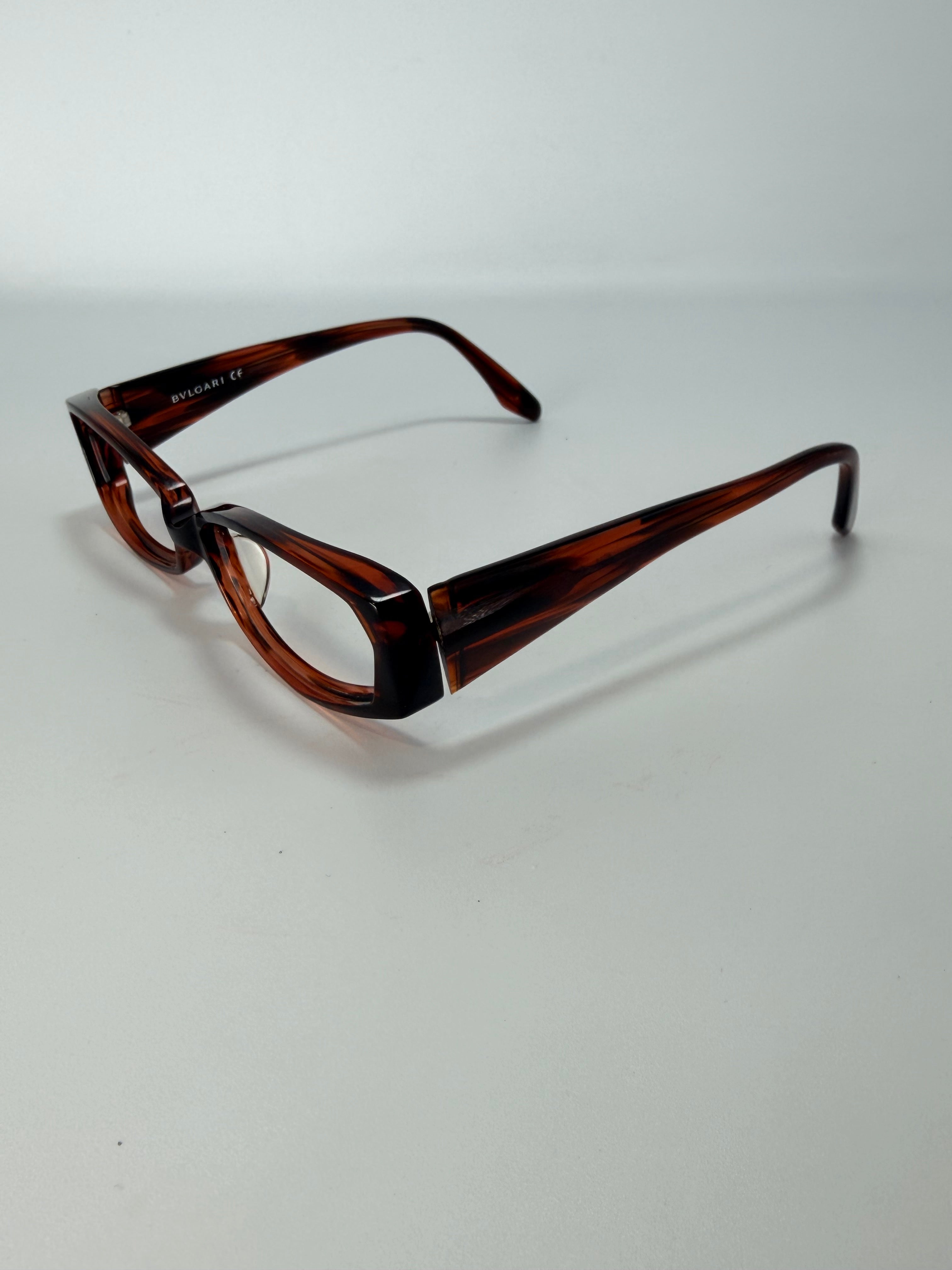 Bvlgari Rectangular Optical Frames