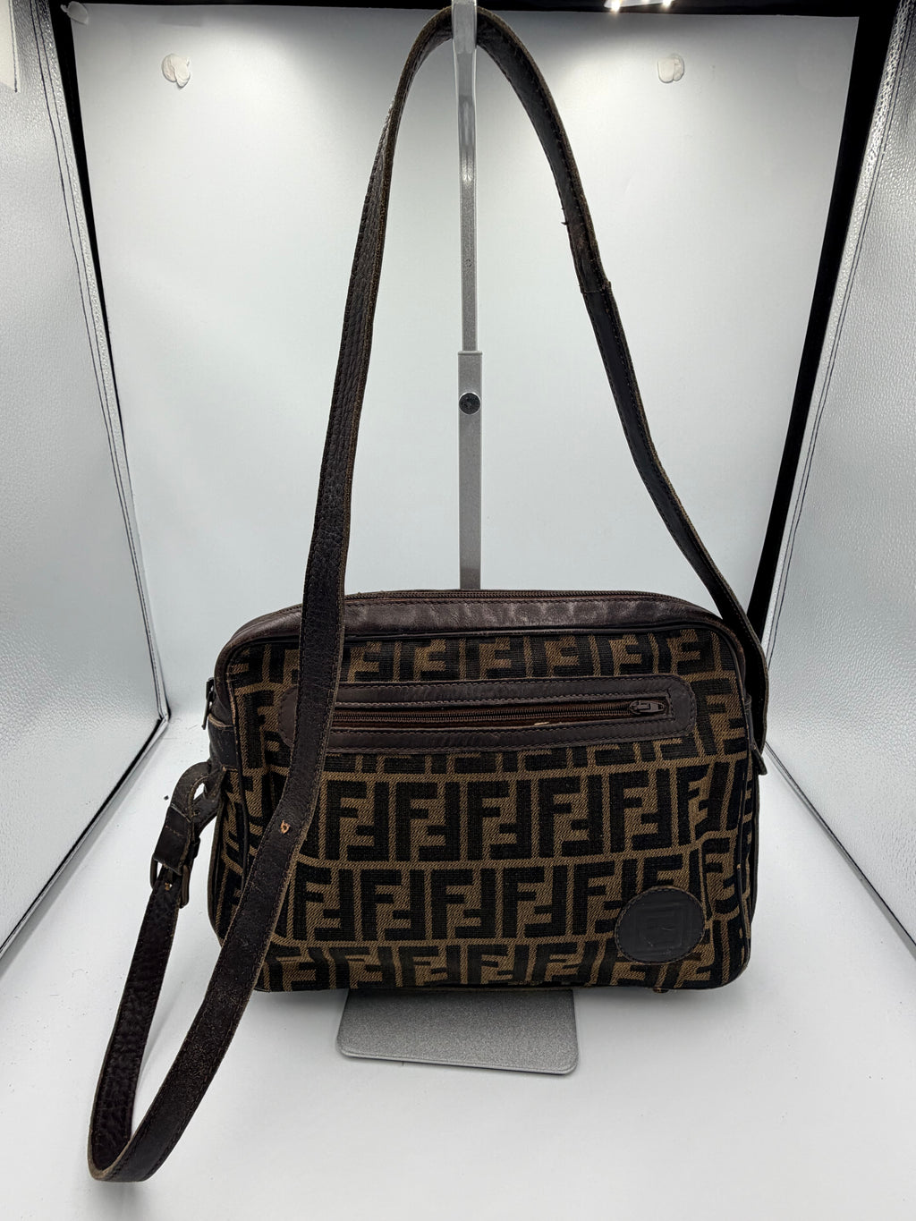 Fendi Zucca Crossbody/ Shoulder Bag
