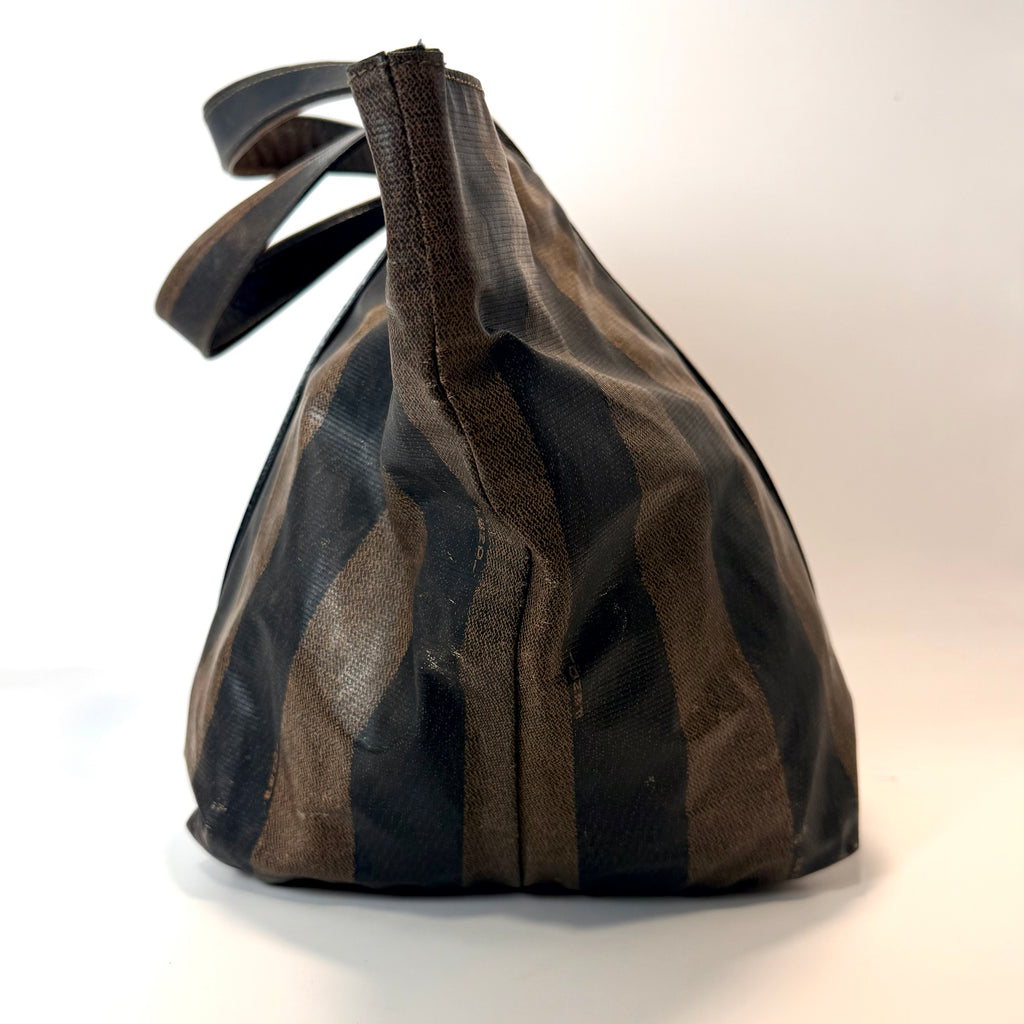 Vintage Fendi Pequin Stripe Tote