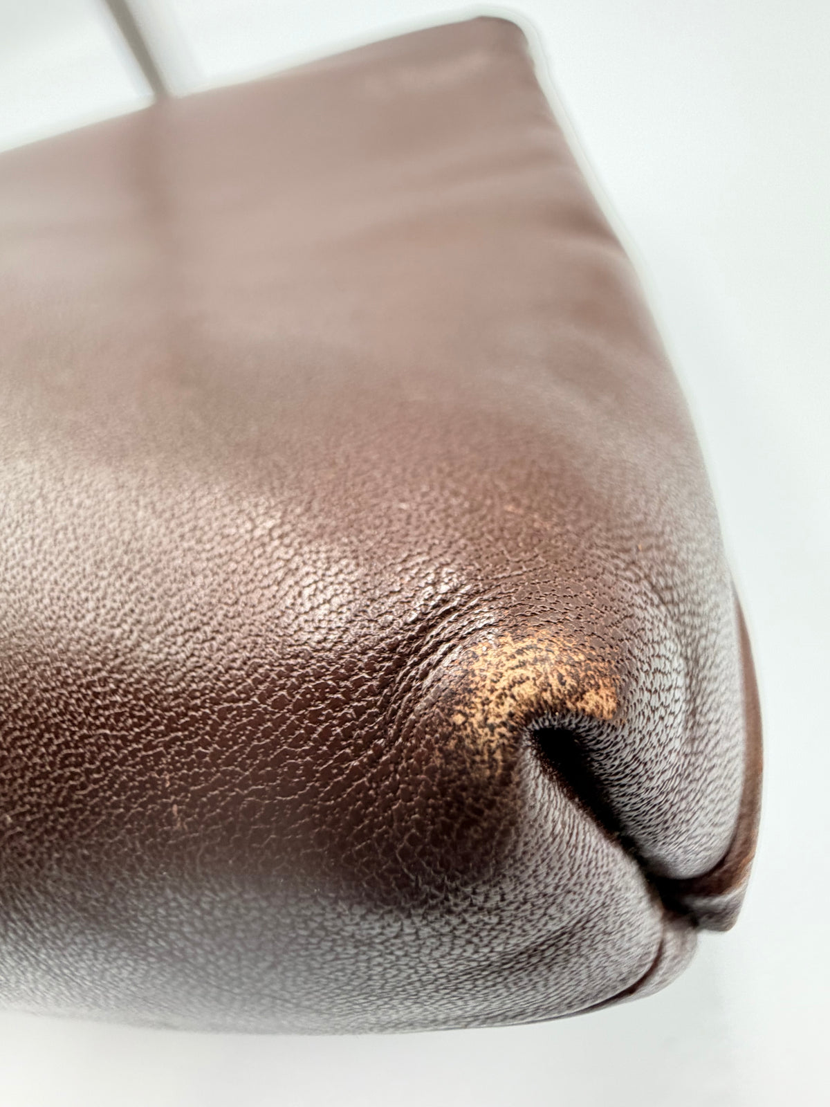 Givenchy Brown Leather 4G Logo Clutch