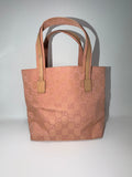Gucci GG Canvas Pink Mini Tote Bag