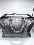 Fendi FF Monogram Leather Boston Bag /Weekender