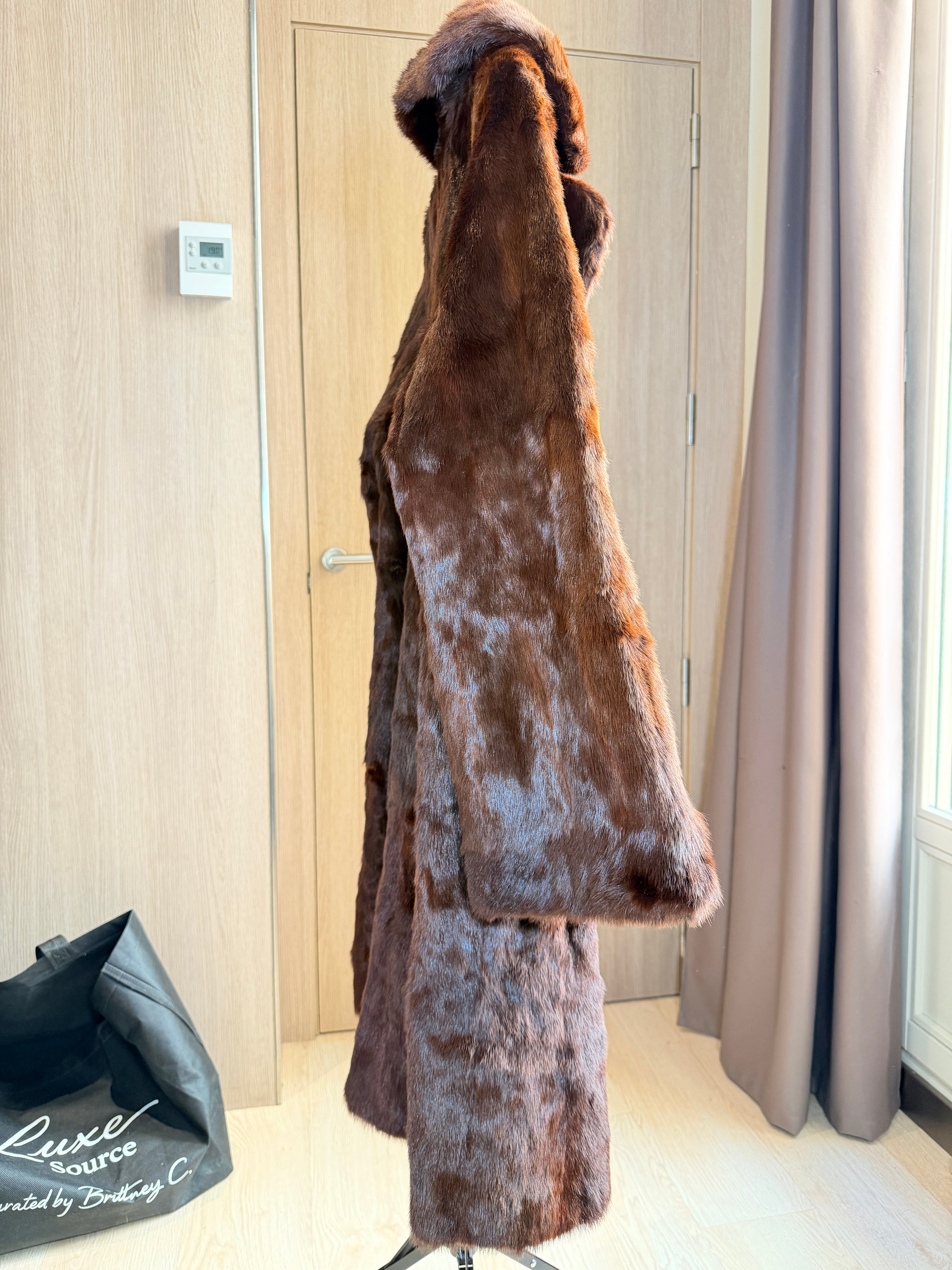 Vintage Sheared Beaver Fur Coat – Medium - 032