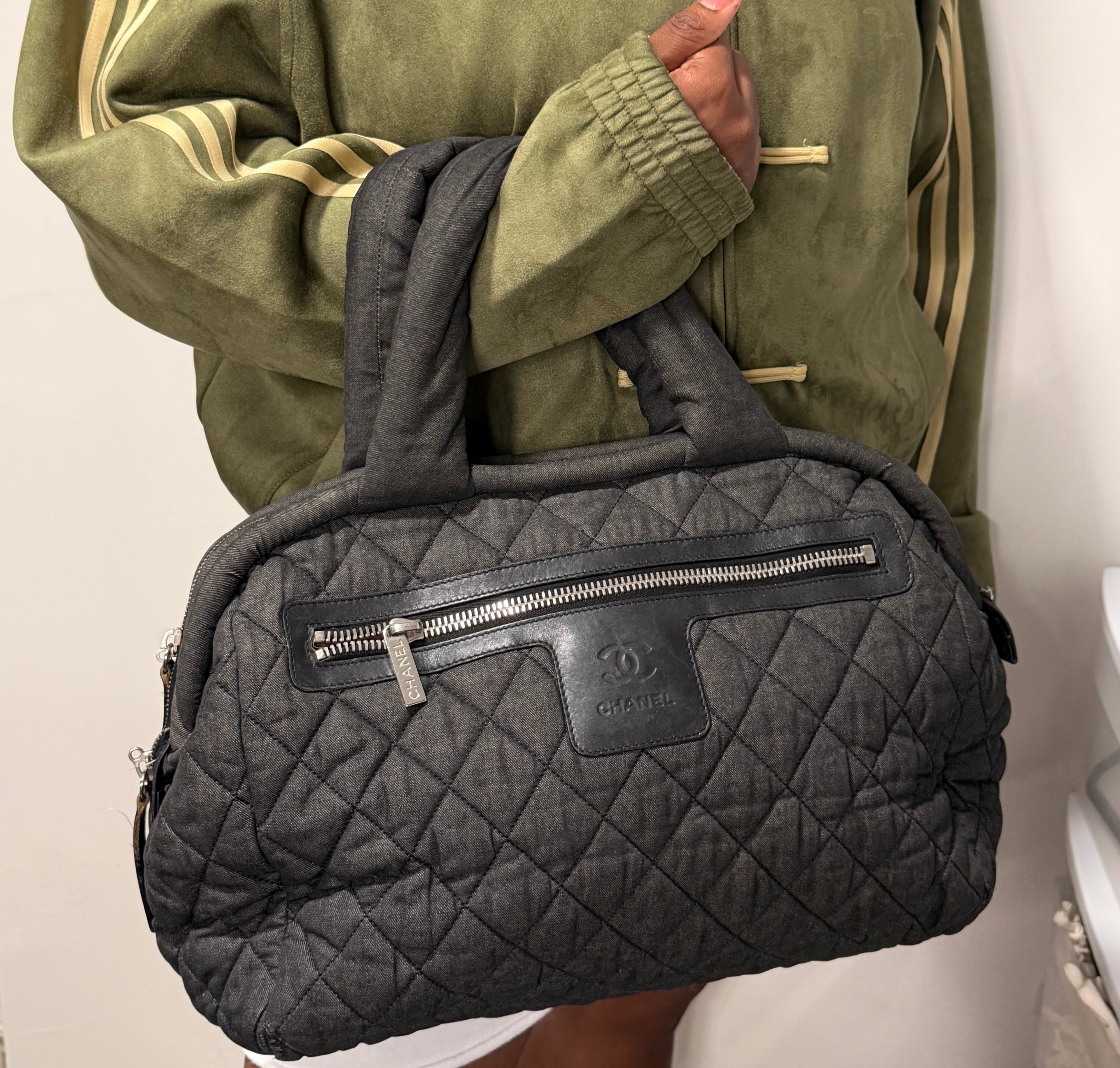 Chanel Quilted Coco Cocoon Boston Bag