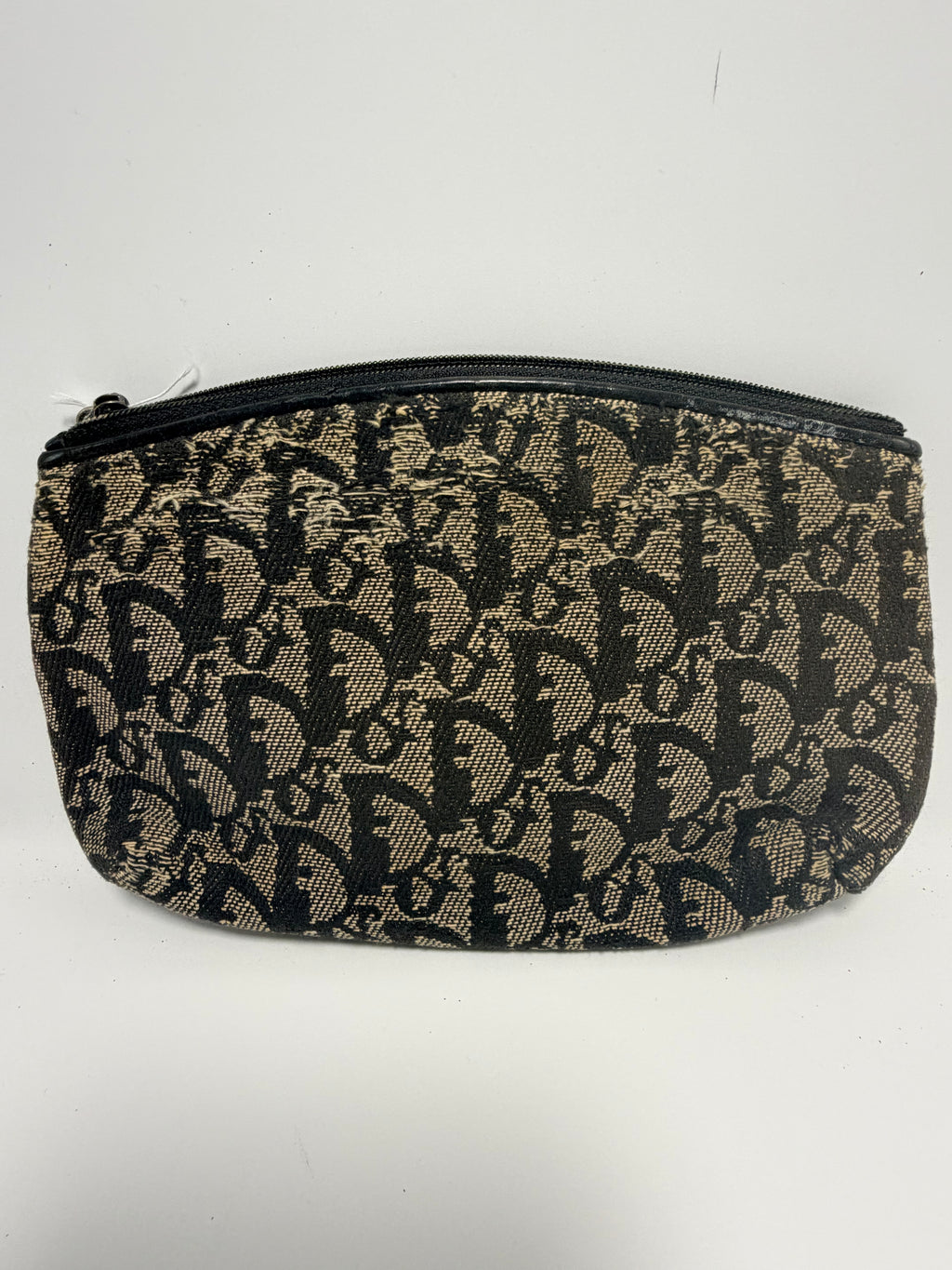 Christian Dior Trotter Mini Pouch – Navy Oblique Canvas