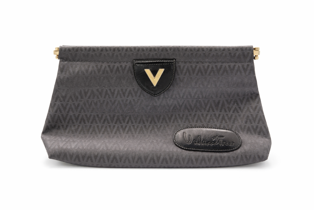Valentino Vintage Logo Clutch - Black