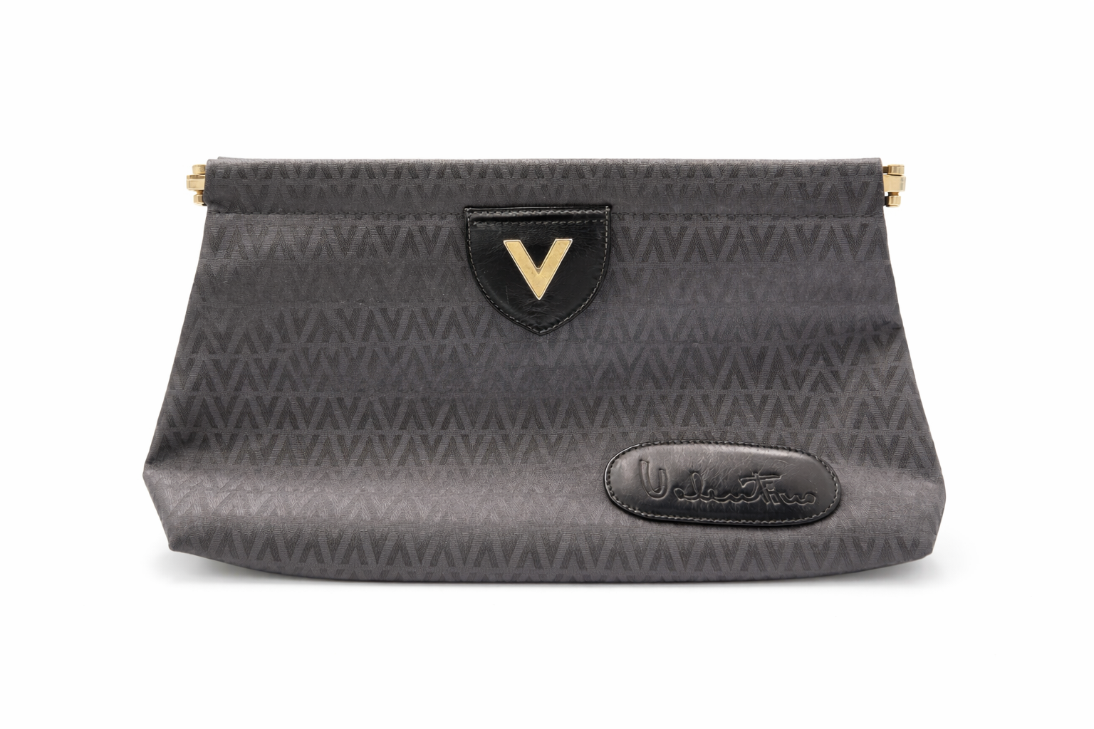 Valentino Vintage Logo Clutch - Black