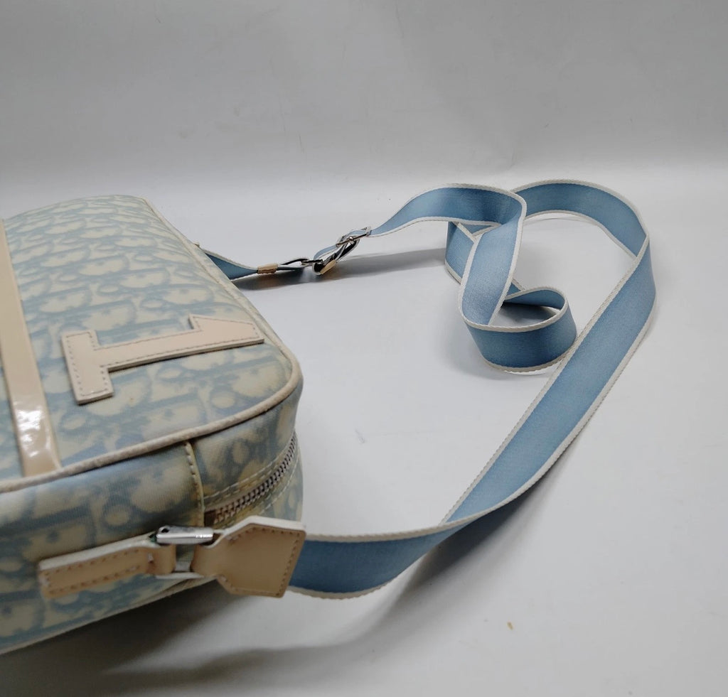 Christian Dior Blue Trotter “1” Shoulder Bag