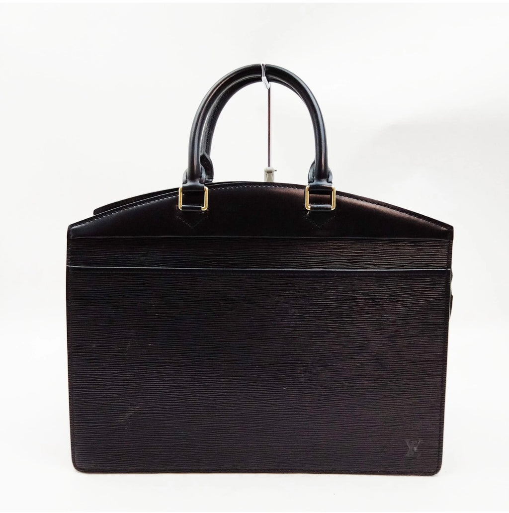Louis Vuitton Epi Leather Riviera Handbag – Black
