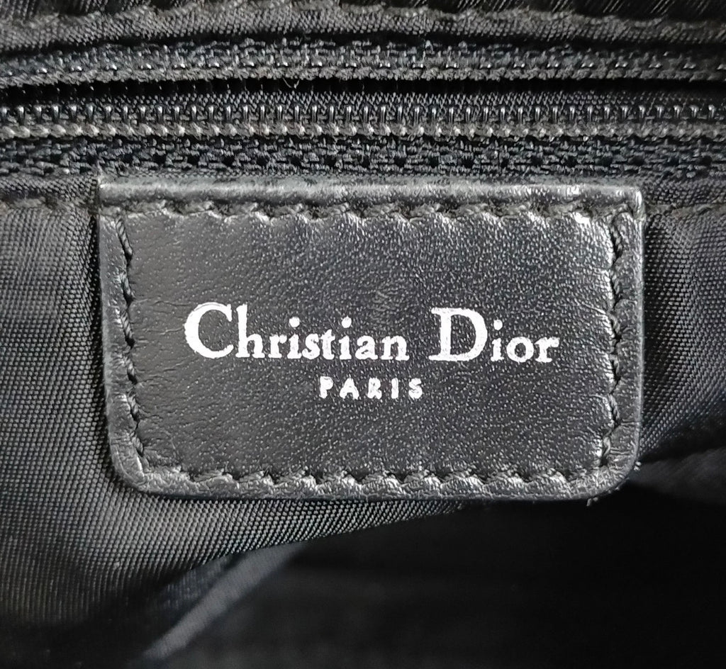 Christian Dior Trotter Messenger Bag (Black/Grey)