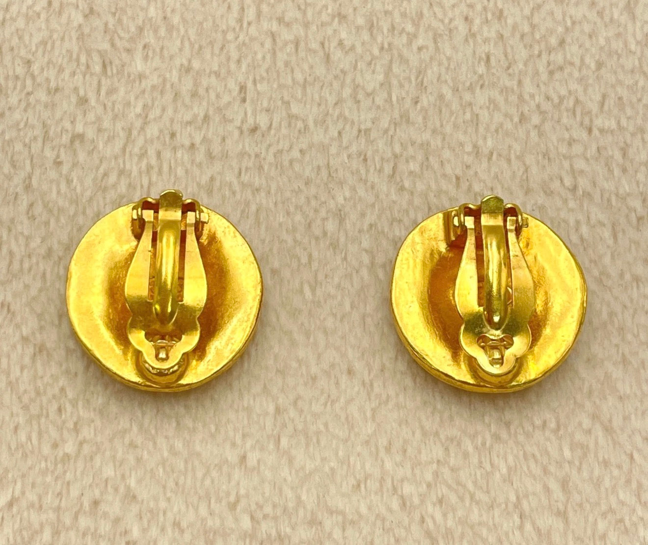 Chanel CC Medallion Earrings