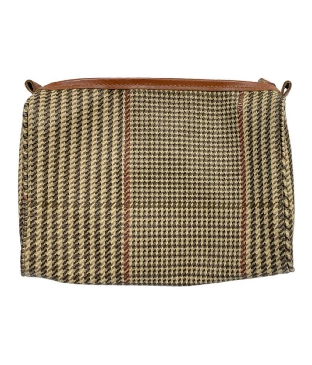 Polo Ralph Lauren Glen Plaid Cosmetic / Travel Pouch