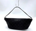 Gucci GG Monogram Mini Shoulder Bag (Black)