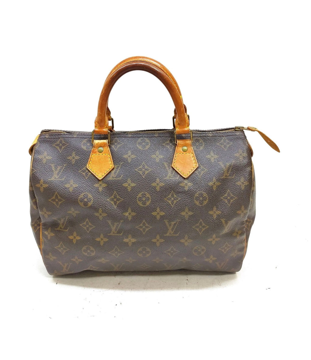 Louis Vuitton Monogram Speedy 30 with Lock and key