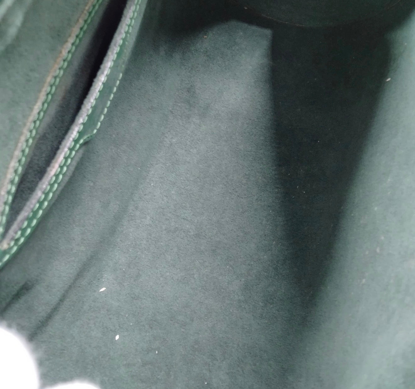 LOUIS VUITTON Epi Soufflot Hand Bag Green