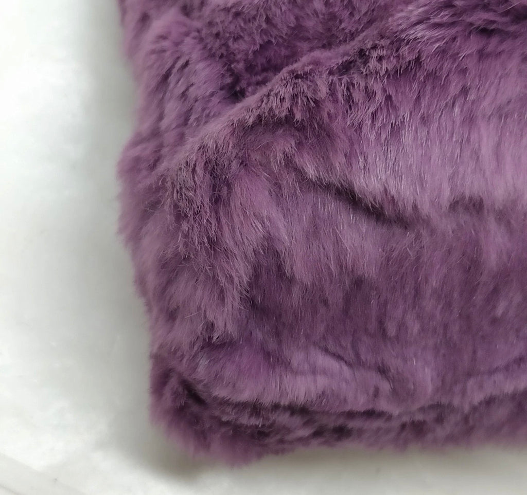 CHANEL Rabbit Fur Shoulder Bag – Purple