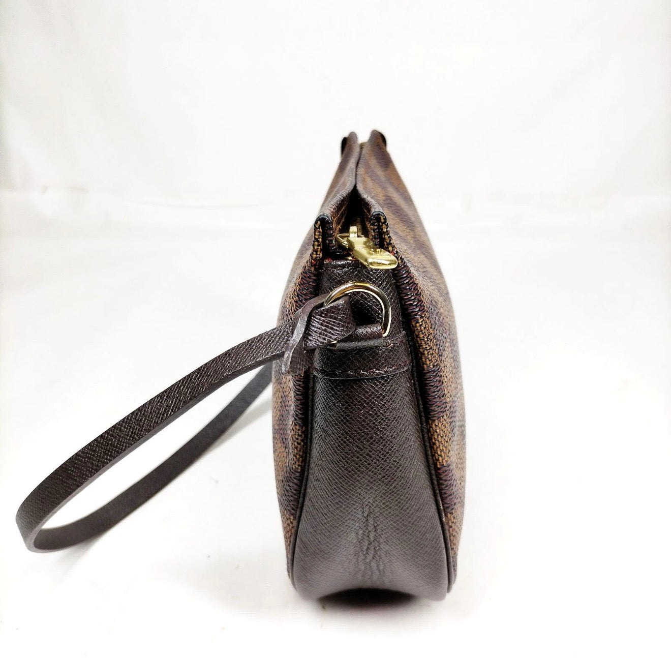 Louis Vuitton Damier Ebene Mini Pochette / Shoulder Bag/ Makeup Bag