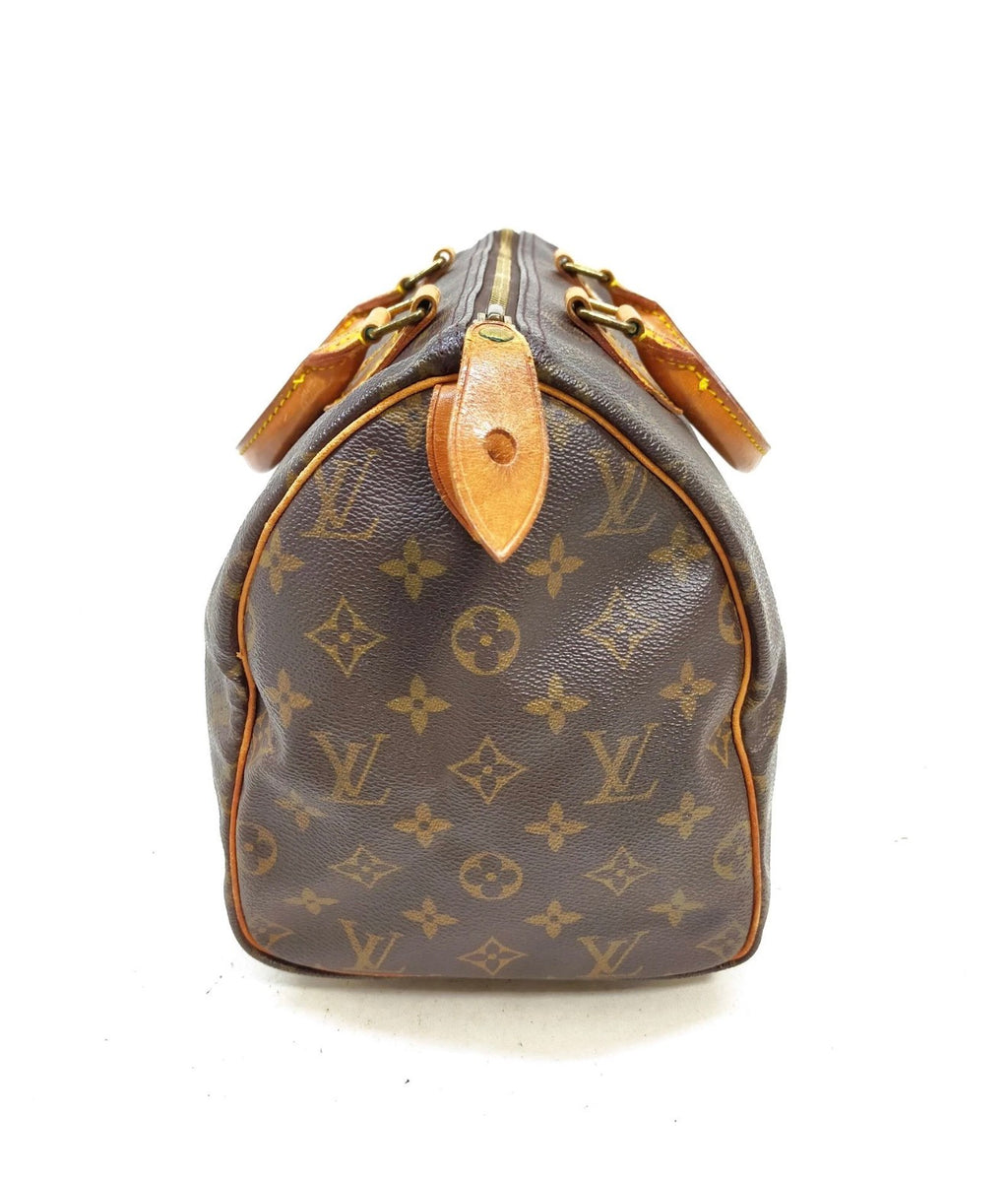 Louis Vuitton Monogram Speedy 30 with Lock and key