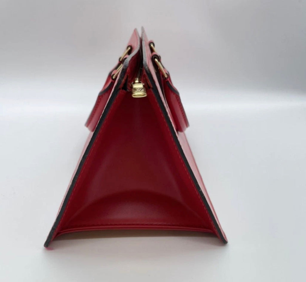Louis Vuitton Sac Triangle – Red Epi