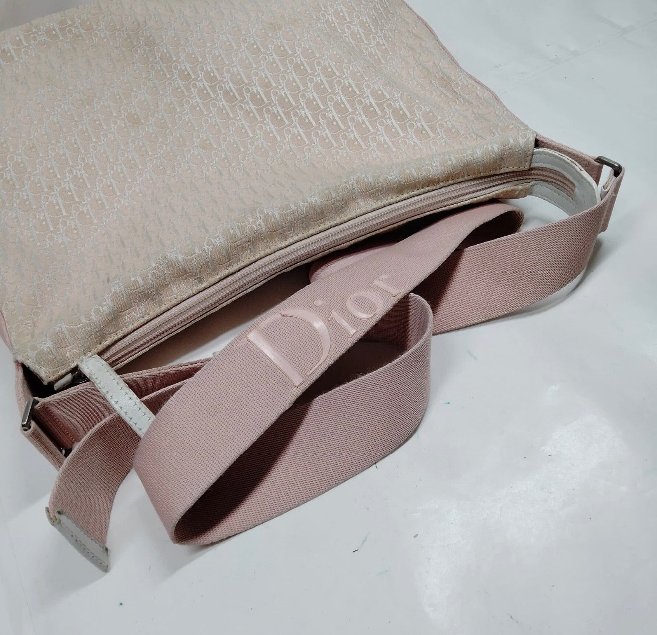 Christian Dior Pink Trotter Shoulder Bag