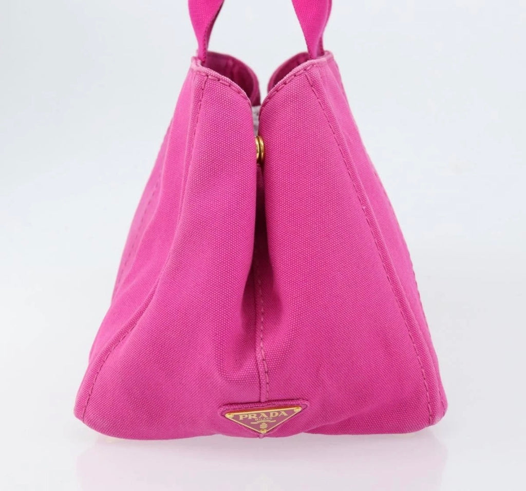 Prada Canapa Pink Tote Bag