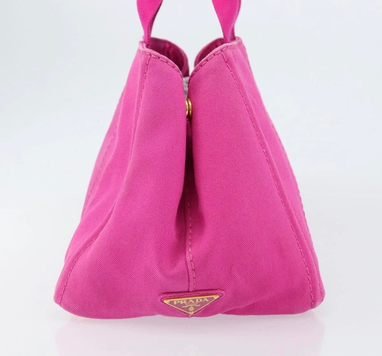 Prada Canapa Pink Tote Bag