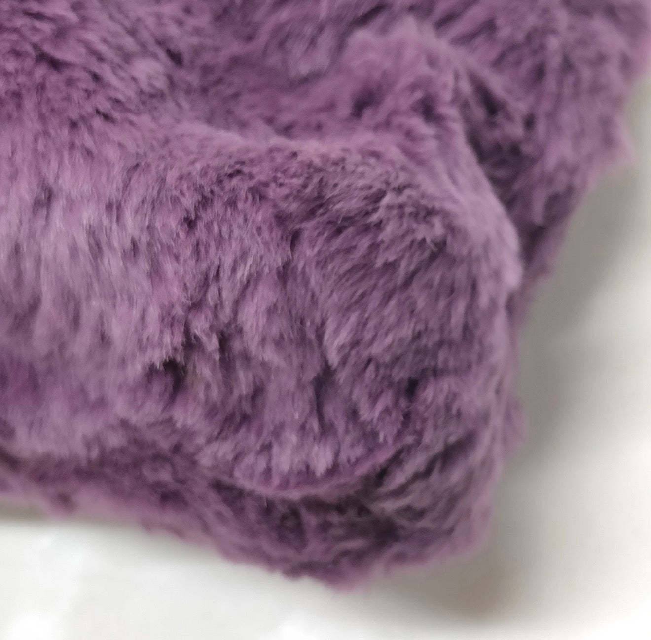CHANEL Rabbit Fur Shoulder Bag – Purple