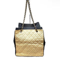 Chanel XL Raffia Canvas Chain Tote