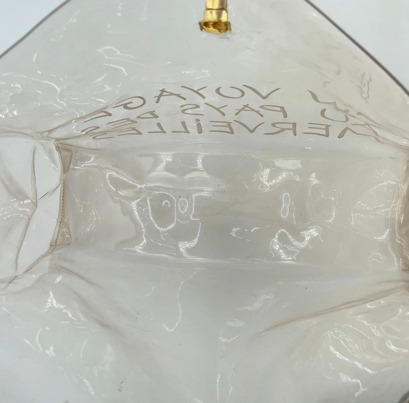 Hermès Kelly “Un Voyage au Pays des Merveilles” Clear Vinyl Tote