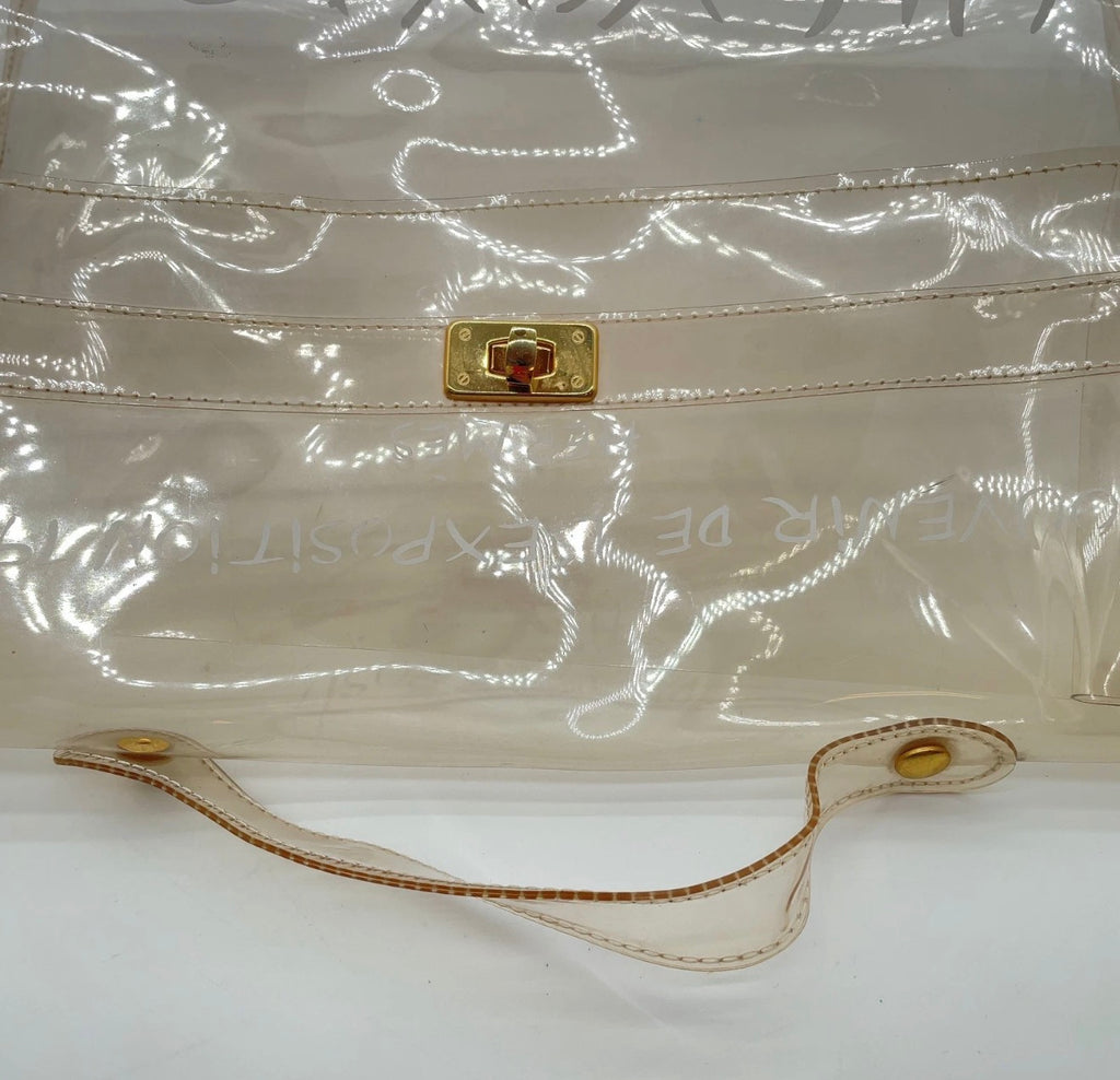 Hermès Kelly “Un Voyage au Pays des Merveilles” Clear Vinyl Tote