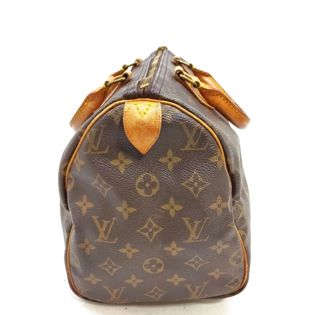 Louis Vuitton Monogram Speedy 30 with Lock and key
