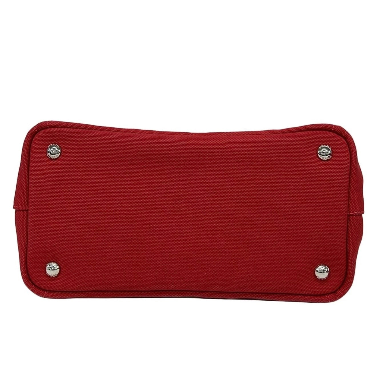 Prada Canapa Red Tote Bag