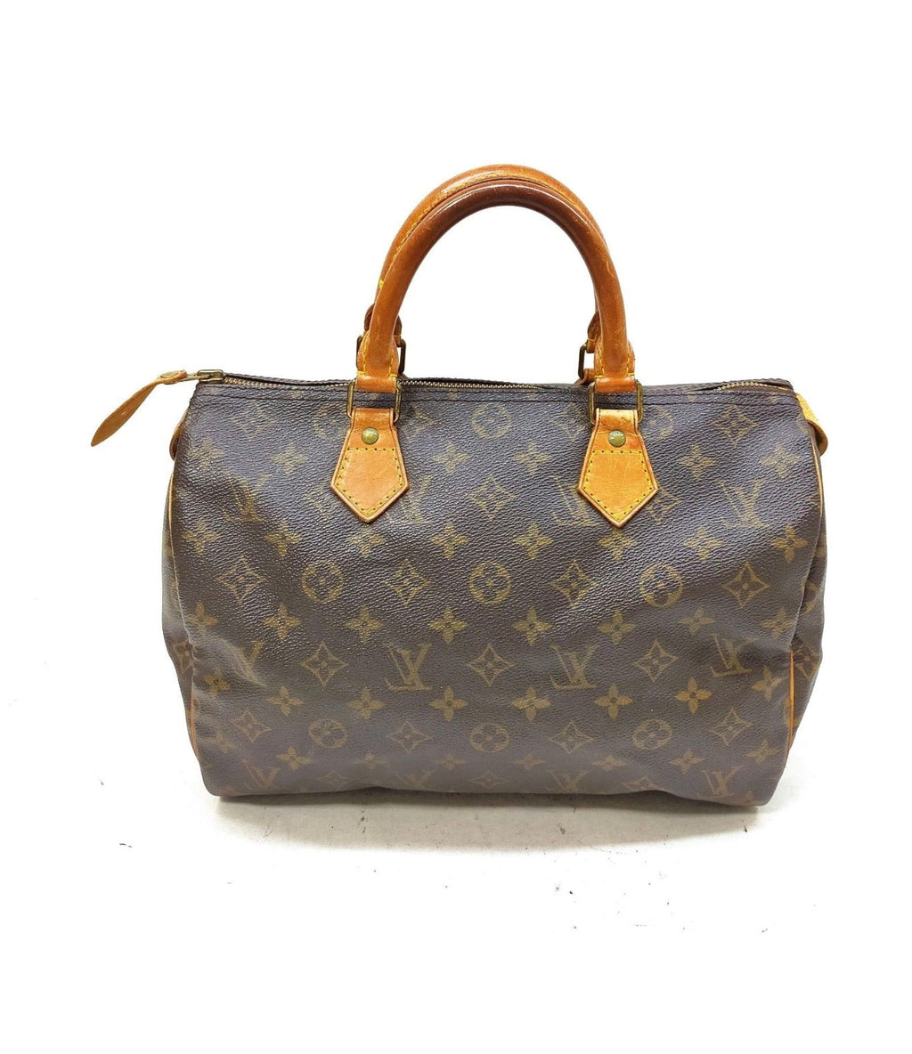 Louis Vuitton Monogram Speedy 30 with Lock and key