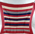 Givenchy Silk Scarf | Red, Navy & Ivory Stripe Print