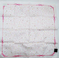 Celine Silk Pink Logo Scarf