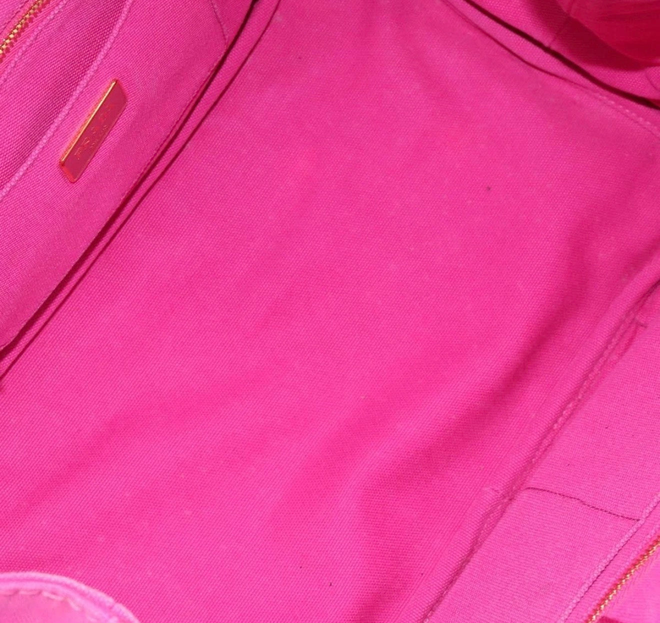 Prada Canapa Pink Tote Bag