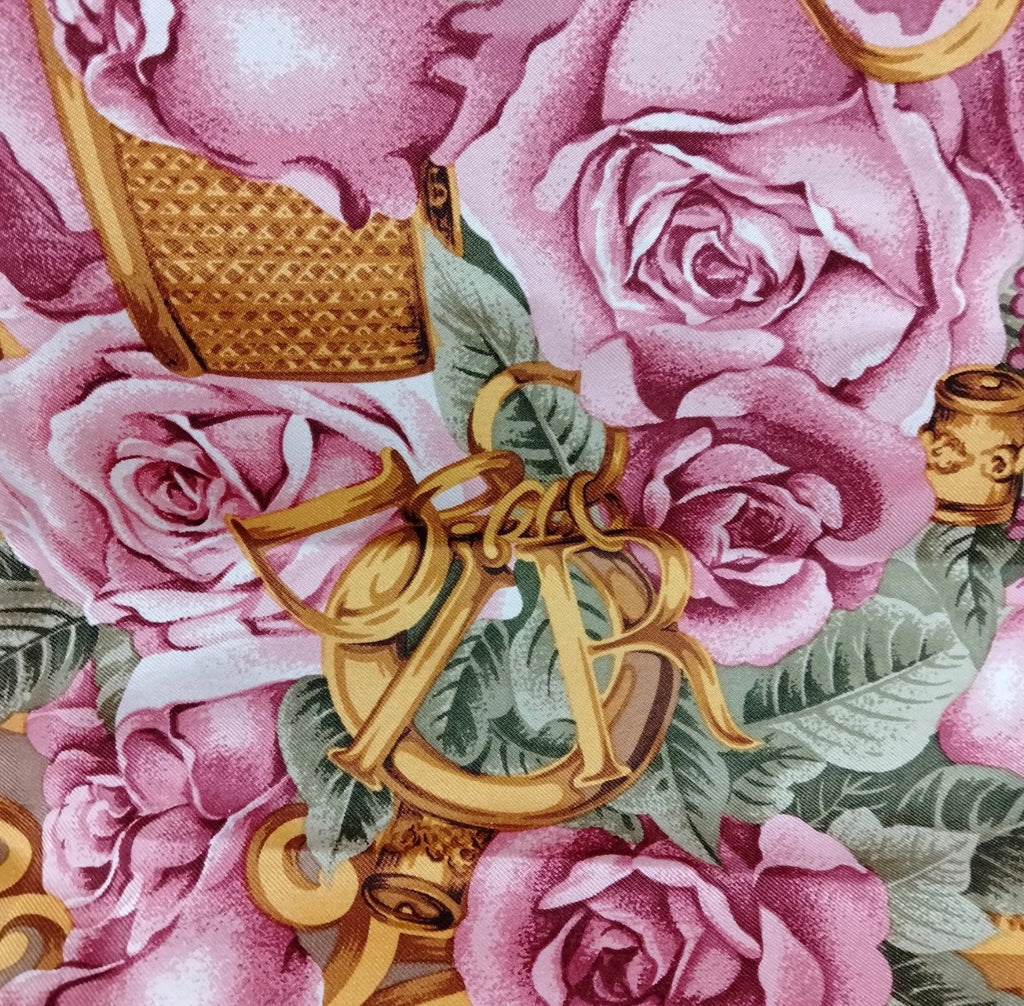 Christian Dior Silk Floral Scarf