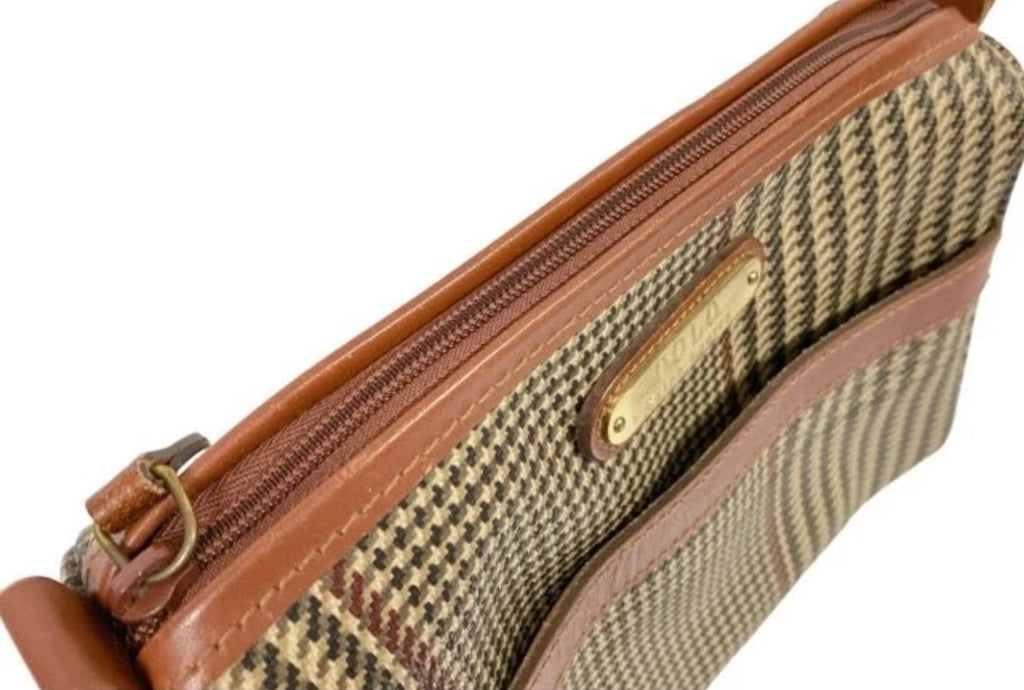 Polo Ralph Lauren Glen Plaid Cosmetic / Travel Pouch