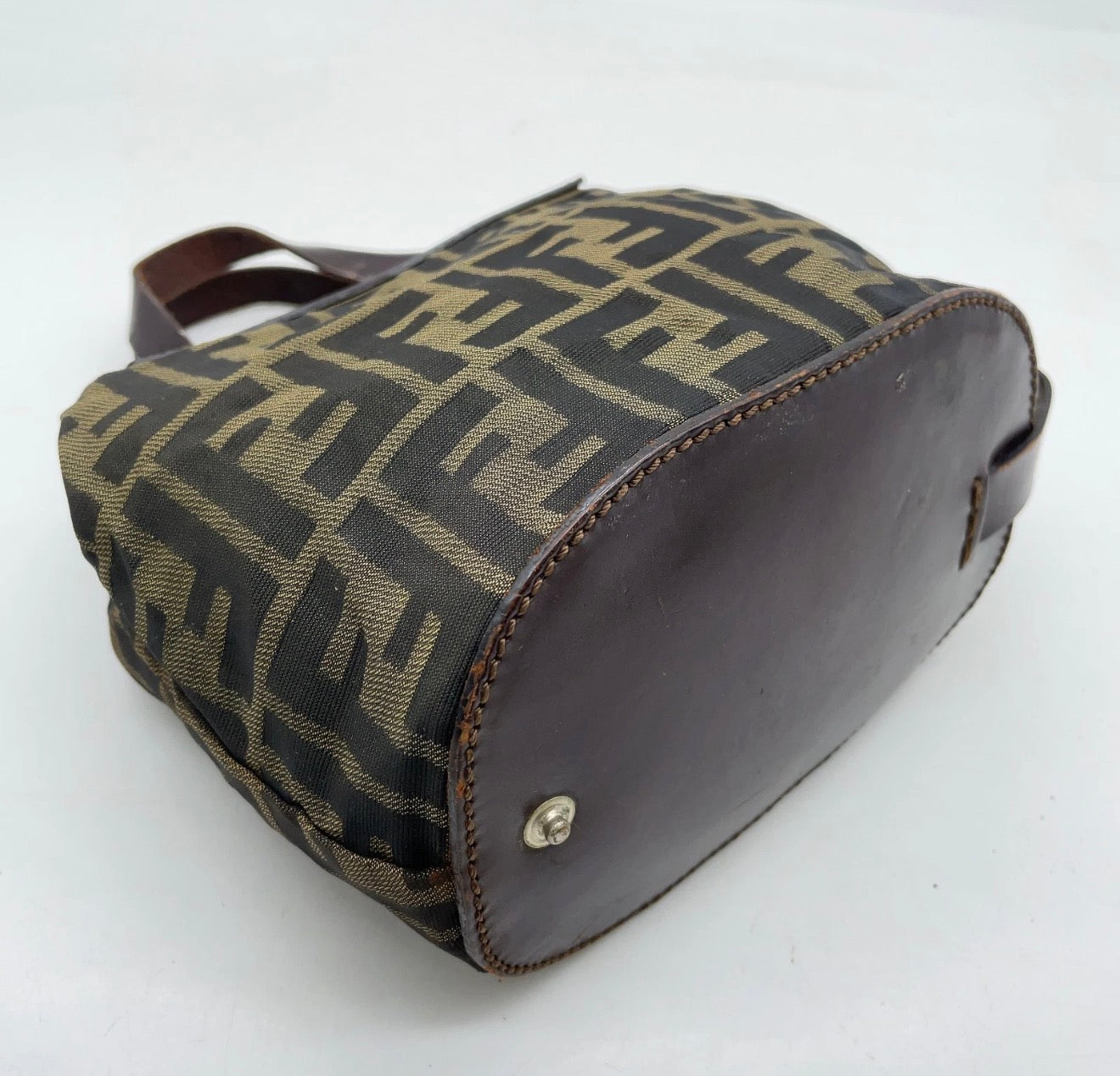 Fendi Zucca Mini Top Handle Bag – Brown