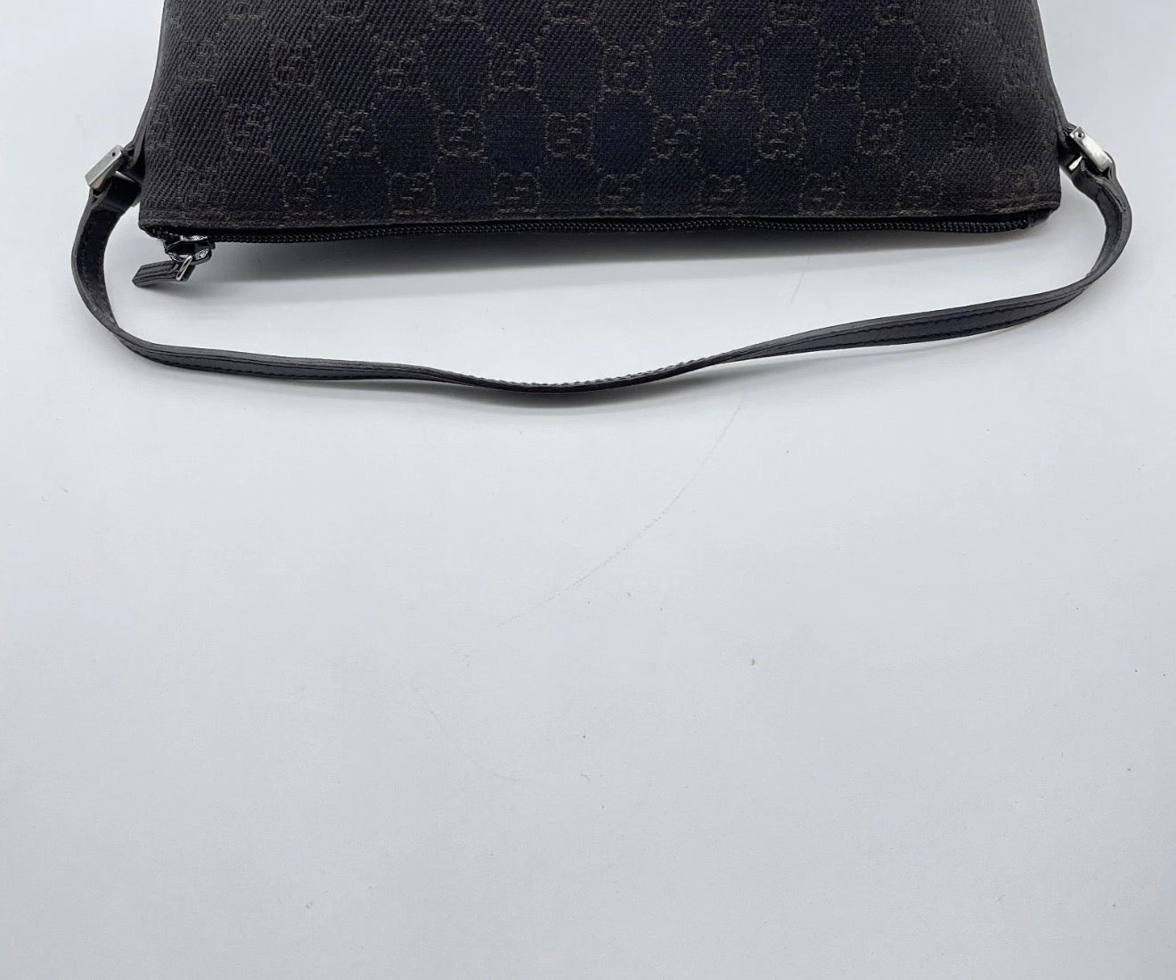 Gucci GG Monogram Mini Shoulder Bag (Black)