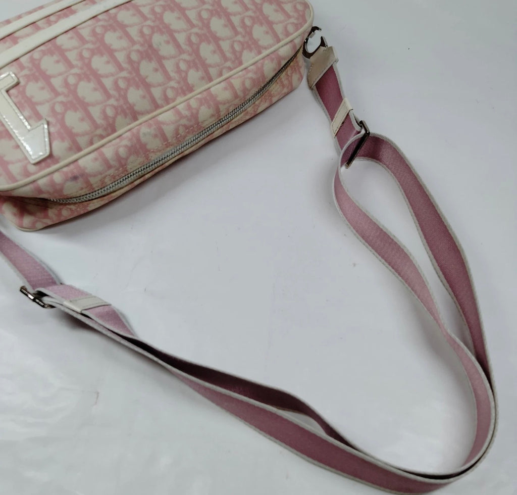 Christian Dior Pink Trotter “1” Shoulder Bag