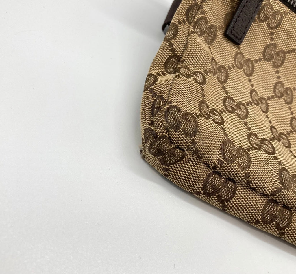 Gucci GG Canvas Waist Bag / Belt Bag (Brown)