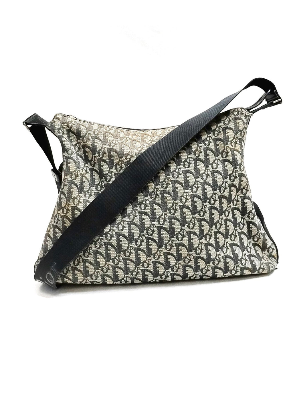 Christian Dior Trotter Messenger Bag (Black/Grey)