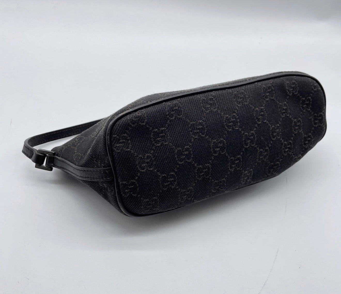 Gucci GG Monogram Mini Shoulder Bag (Black)